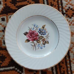 Barrats small plate Delphatic White 6.9"×6.9"